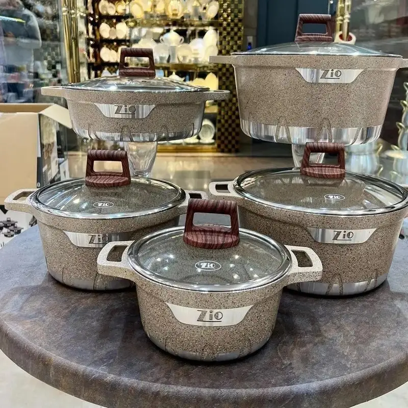 ویژگی های سرویس قابلمه گرانیتی زیو مدل Z7140 ده پارچه