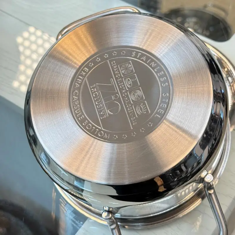 کفه سرویس قابلمه 9 پارچه زیو تمام استیل مدل ZCS-1360