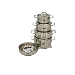 سرویس قابلمه 9 پارچه زیو تمام استیل مدل ZCS-1360