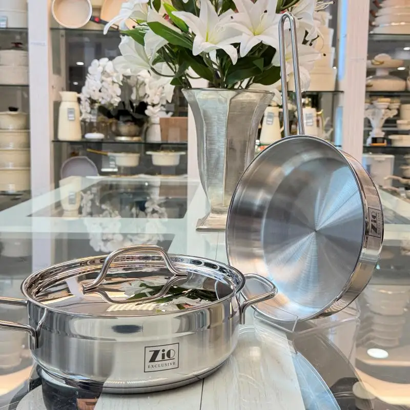 ویژگی های سرویس قابلمه 9 پارچه زیو تمام استیل مدل ZCS-1360