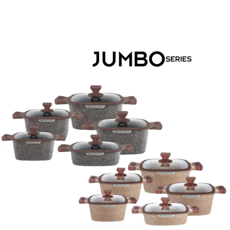 مزایای سرویس قابلمه گرانیتی مربع زیو مدل ZCS-8300