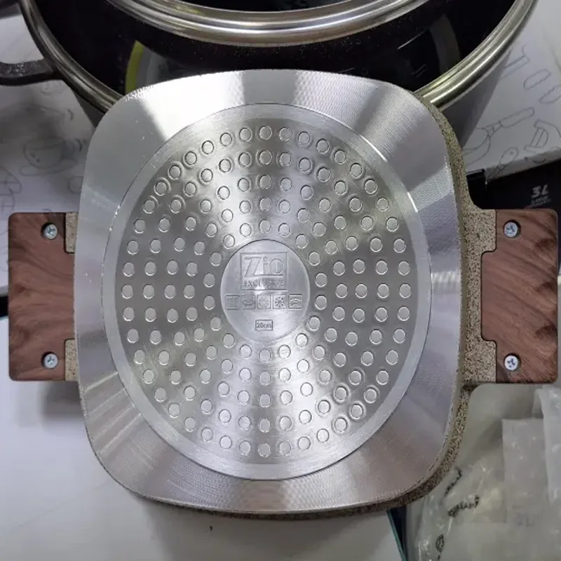 کفه سرویس قابلمه 10 پارچه گرانیتی مربعی زیو مدل Zio ZCS-8300