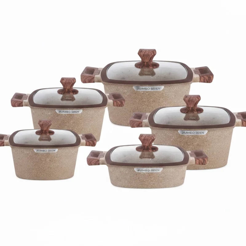 قابلیت های سرویس قابلمه 10 پارچه گرانیتی مربعی زیو مدل Zio ZCS-8300