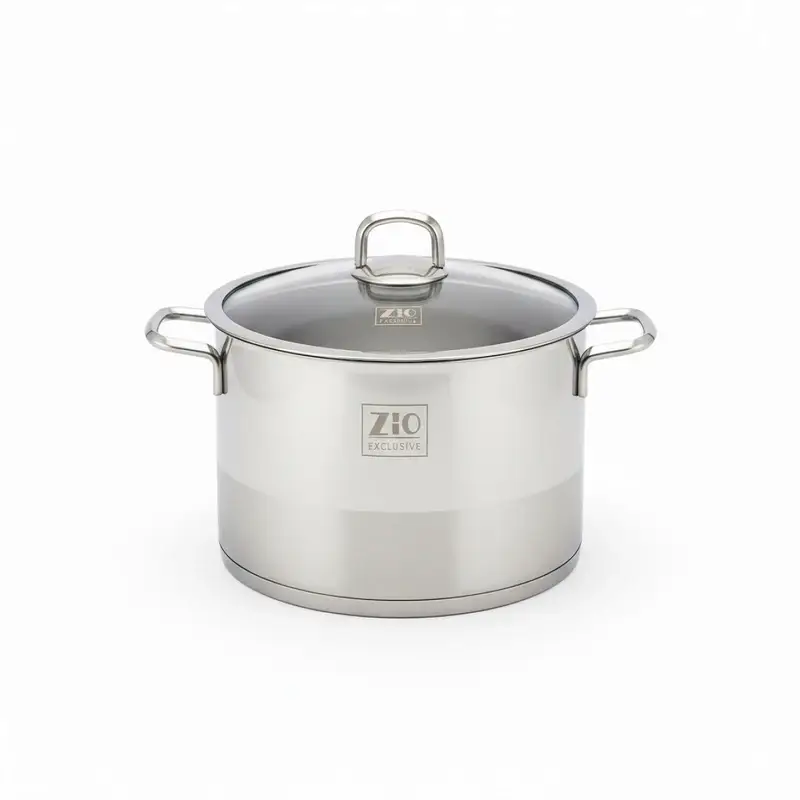 سایز سرویس قابلمه استیل زیو 10 پارچه مدل ZCS-1320