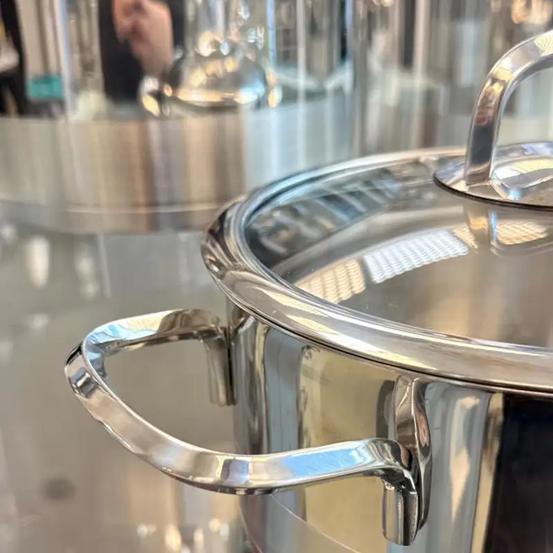 دسته سرویس قابلمه استیل زیو 10 پارچه مدل ZCS-1320