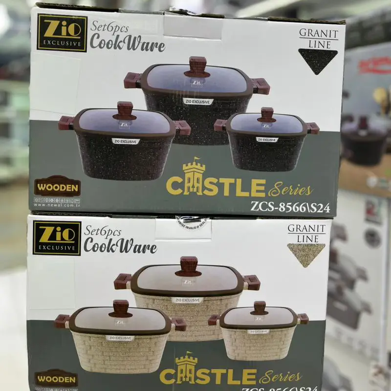 خرید سرویس قابلمه گرانیت زیو مدل 24-8566