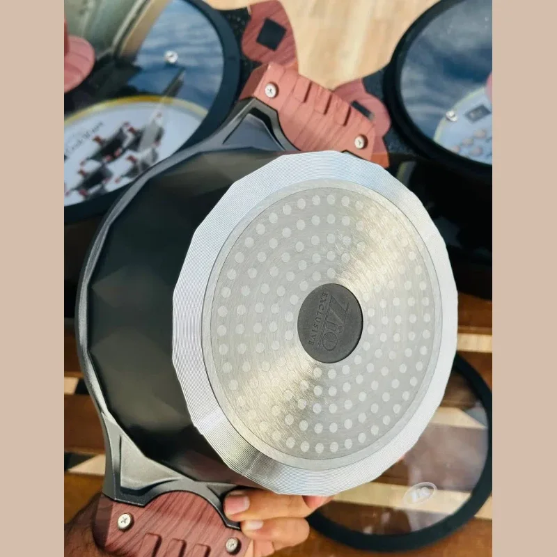 کفه سرویس قابلمه 10 پارچه برند زیو ترکیه کد 8510 رنگ مشکی