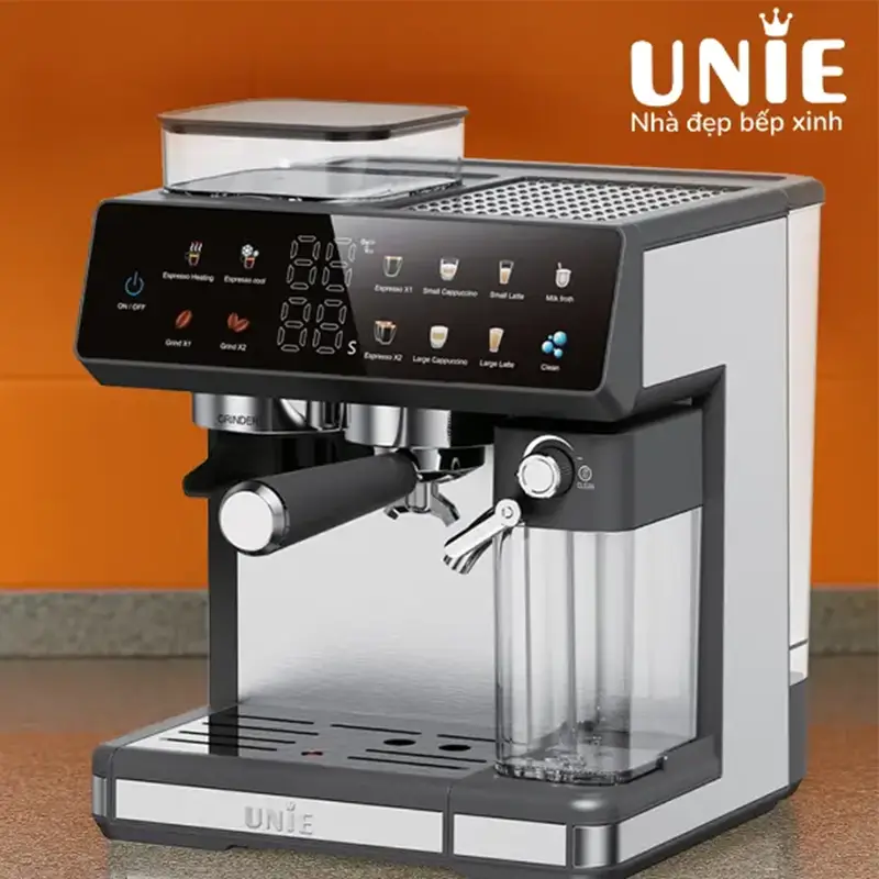 خرید آنلاین اسپرسو ساز آسیاب دار یونی مدل UE – 398