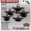 سرویس قابلمه ۱۰ پارچه گرانیتی زیو مدل ZCS-8530 - Image 3