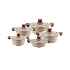 سرویس قابلمه ۱۰ پارچه گرانیتی زیو مدل Z-7130