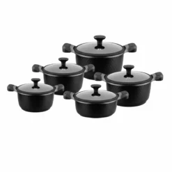 سرویس قابلمه ۱۰ پارچه گرانیتی زیو مدل ZCS-8630