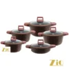 سرویس قابلمه ۱۰ پارچه گرانیتی زیو ZCS-8540