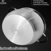 کفه سرویس قابلمه 8 پارچه استیل لایف اسمایل p22