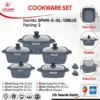 قیمت سرویس قابلمه 10 پارچه مربع گرانیتی لایف اسمایل SPHM-S-GL-10
