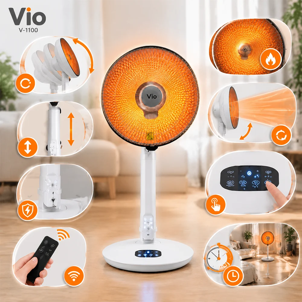 قابلیت های بخاری برقی ویو مدل V-1100