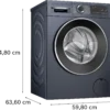 ماشین لباسشویی بوش مدل WGA254ZPIN - تصویر 4